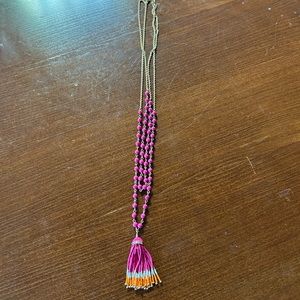 Pink Talbots long necklace